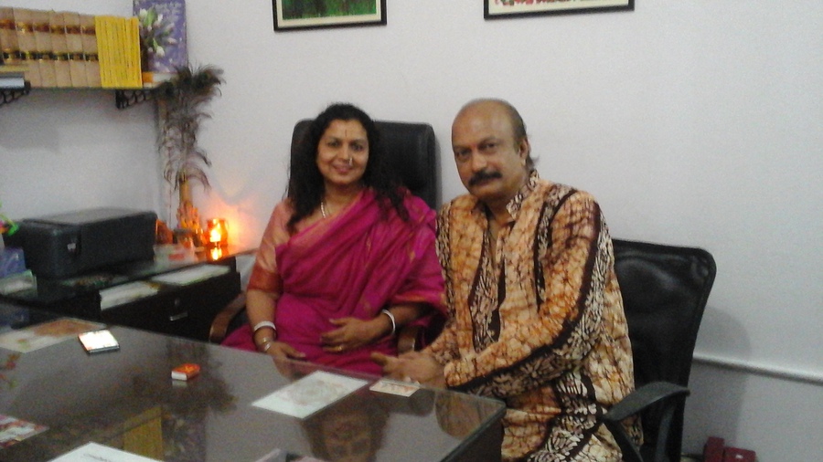 With my Wife Adv. Bhagyashree Mahale